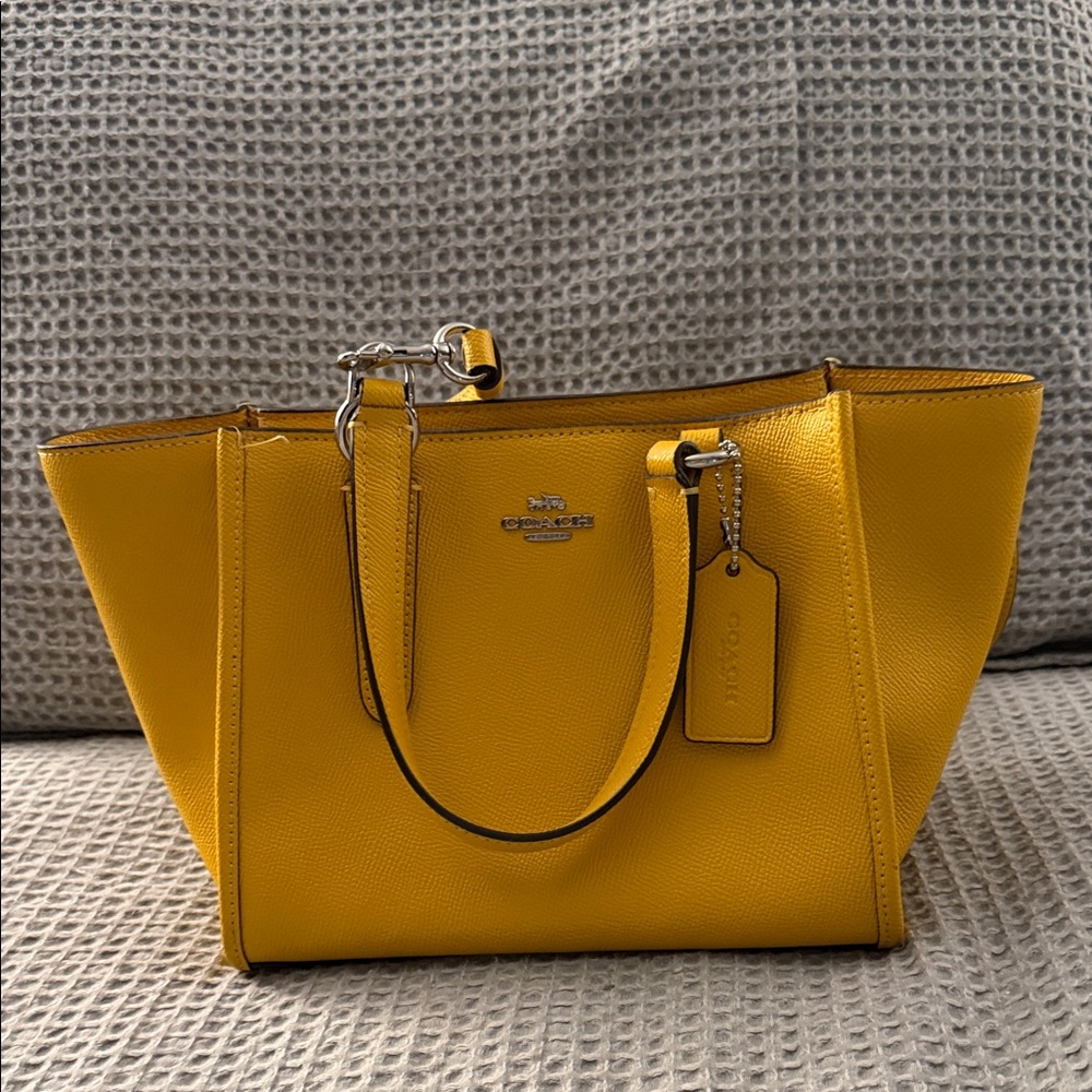 Coach Vibrant Yellow Tote Bag